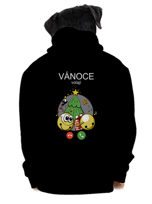 Vánoce volají pánská mikina na zip Black