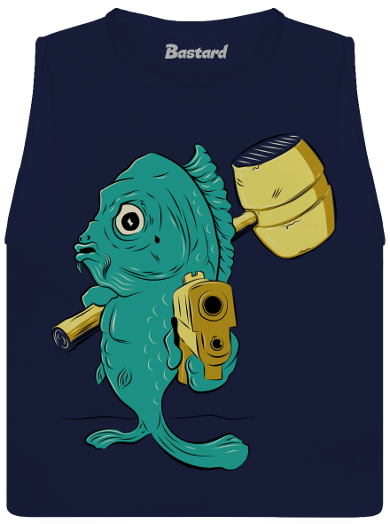 Poslední štědrovečerní dámské tílko volné Navy