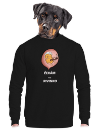 unisex mikina bez kapuce