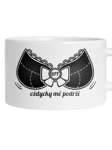 Podprsenka hrnek makronka White
