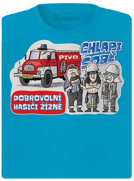 Hasiči žízně dámské sportovní tričko Blue Atol