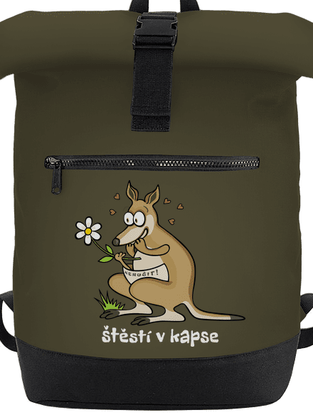 Štěstí v kapse batoh Military Green