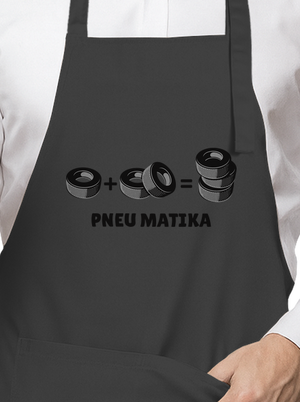 Pneu Matika zástěra Dark Grey