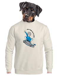 unisex mikina bez kapuce