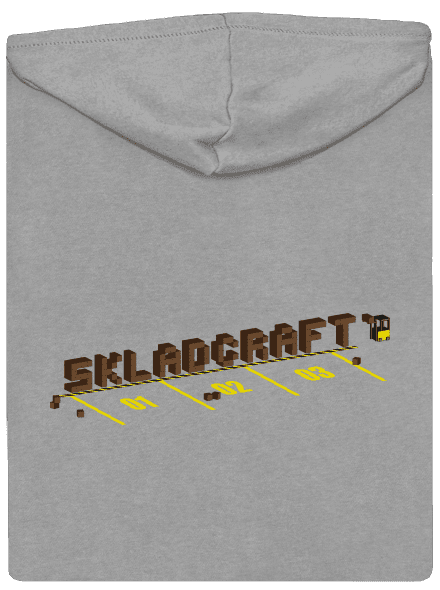 Skladcraft pánská mikina na zip Light Melange