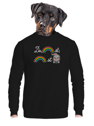 unisex mikina bez kapuce