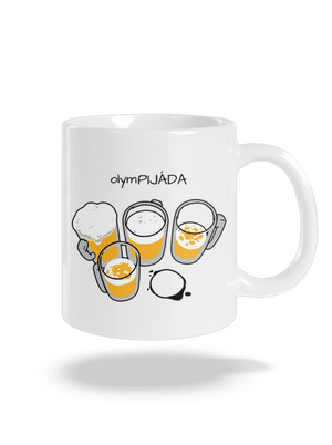 Pijáda klasický hrnek White