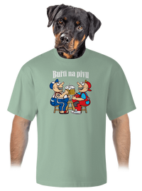 unisex tričko oversized