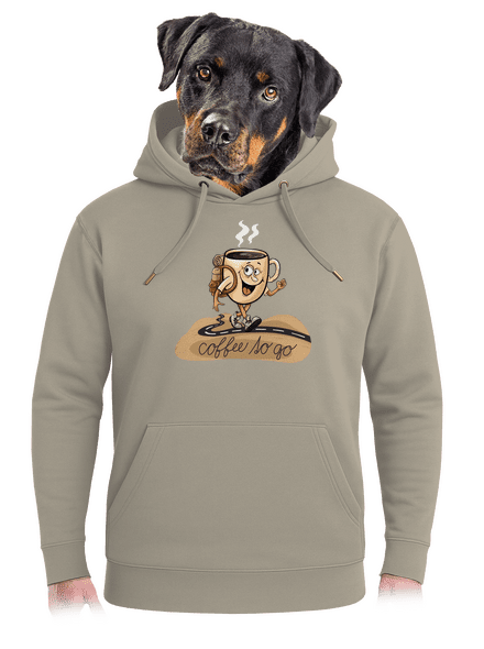 Coffee to go unisex mikina premium Pastel Macchiato