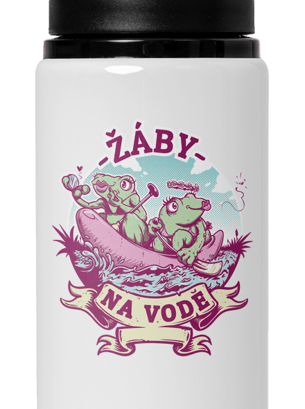 Žáby na vodě lahev na vodu White
