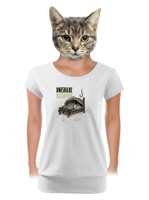 dámské tričko s lemem