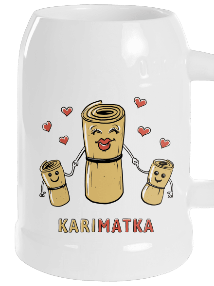 Karimatka půllitr White