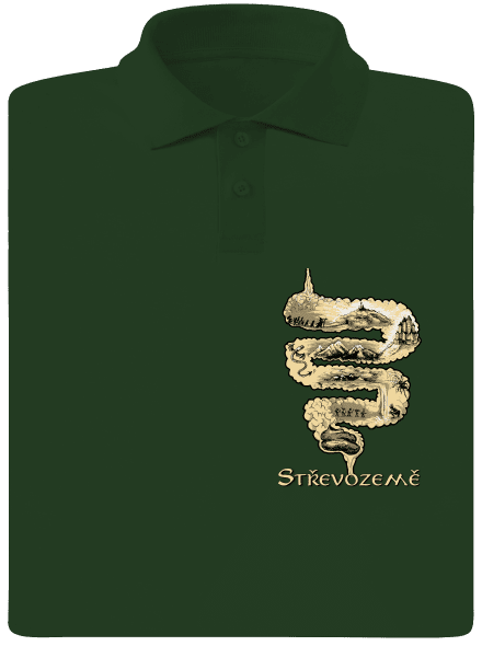 Střevozemě pánská polokošile Bottle Green Mal