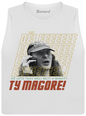 B18: Jiří Kára dámské tílko volné White