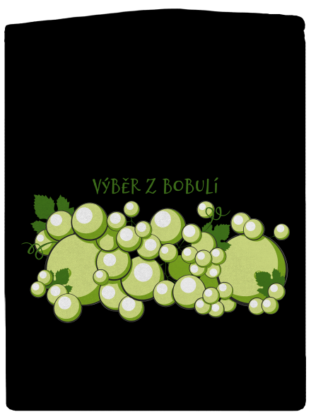 Výběr z bobulí dámská mikina na zip Black