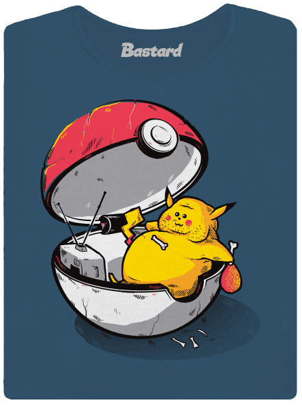 Konec pokémona dámské tričko premium Petrol Blue
