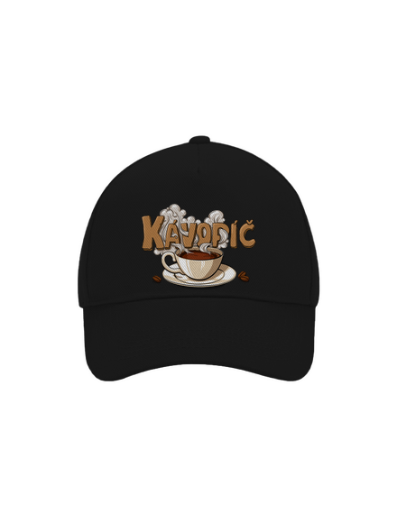 Kávopíč kšiltovka baseballka Black