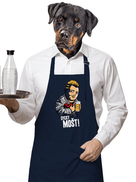 Dycky mošt zástěra Navy