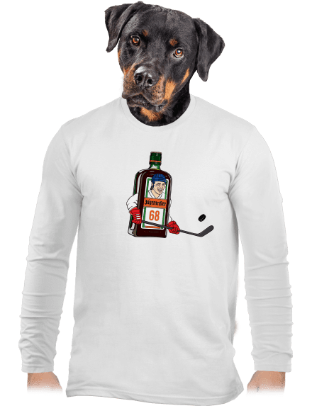 Jágrmeister pánské dlouhý rukáv White