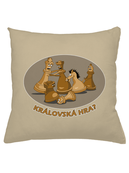 Královská hra polštář Beige