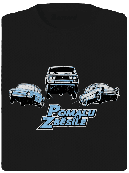 Pomalu ale zběsile dámské sportovní tričko Black