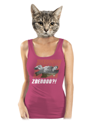 B18: Bába pod kořenem dámské tílko klasické Magenta