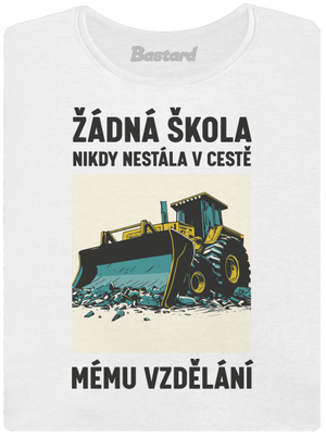 Žádná škola dámské tričko premium White