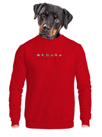 unisex mikina bez kapuce