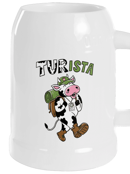 Tur na cestách půllitr White