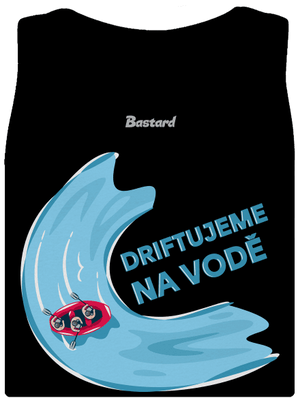 Driftujeme na vodě dámské tílko klasické Black