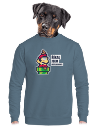 unisex mikina bez kapuce