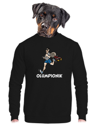 unisex mikina bez kapuce