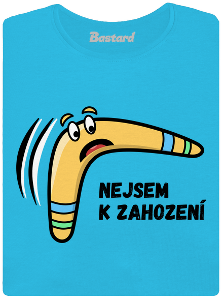 Nejsem k zahození dámské tričko s lemem Blue Atol