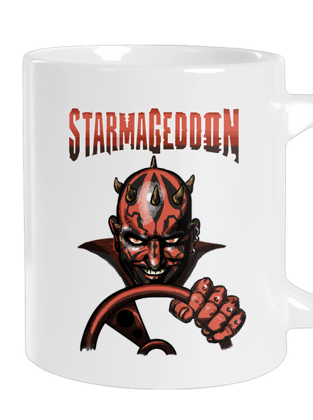 Starmageddon velký hrnek White