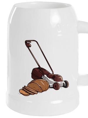 Sekačka s chlebem půllitr White