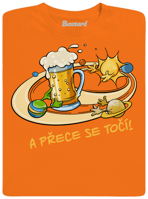 A přece se točí! pánské tričko Orange