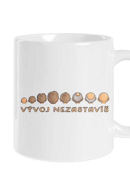 Vývoj nezastavíš klasický hrnek White