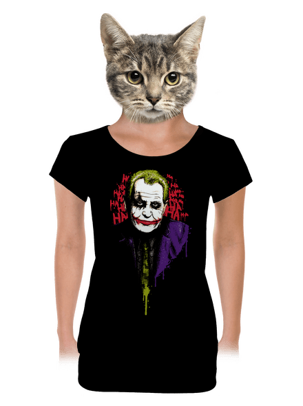 Zeman Joker dámské tričko s lemem Black
