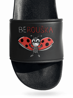 Berouška pantofle Black