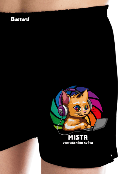 Mistr virtuálního světa pánské trenky Black