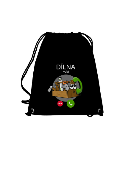 Dílna volá vak Black