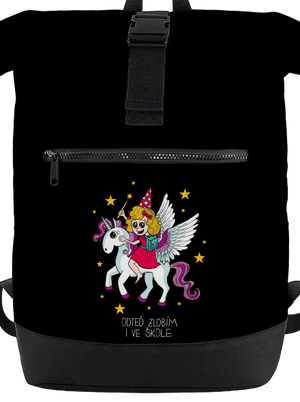 Holka ve škole batoh Black