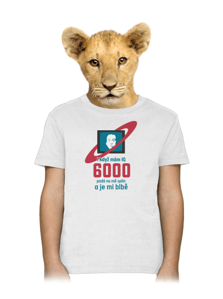 IQ 6000 dětské tričko White