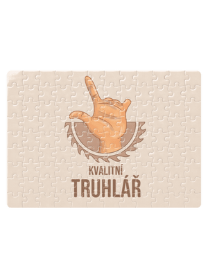 Kvalitní truhlář puzzle White