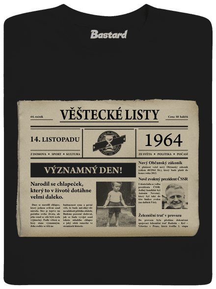 Věštecké listy pánské tričko Black