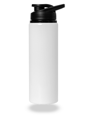 Bez potisku lahev na vodu White