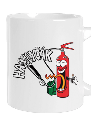 Hasyčák velký hrnek White