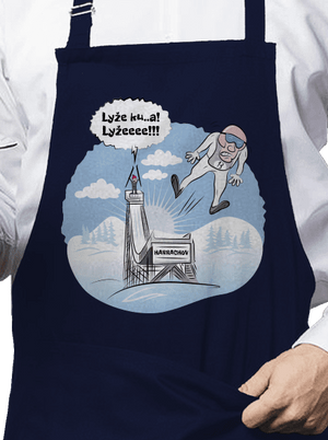 Lyže zástěra Navy