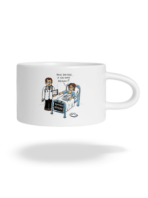 Diagnóza učitelka hrnek makronka White