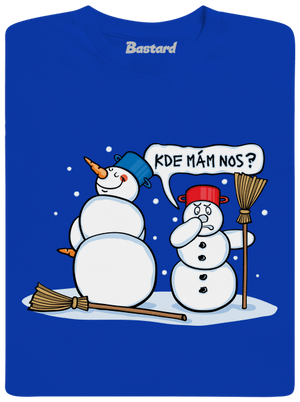 Kde mám nos? pánské tričko Royal Blue
